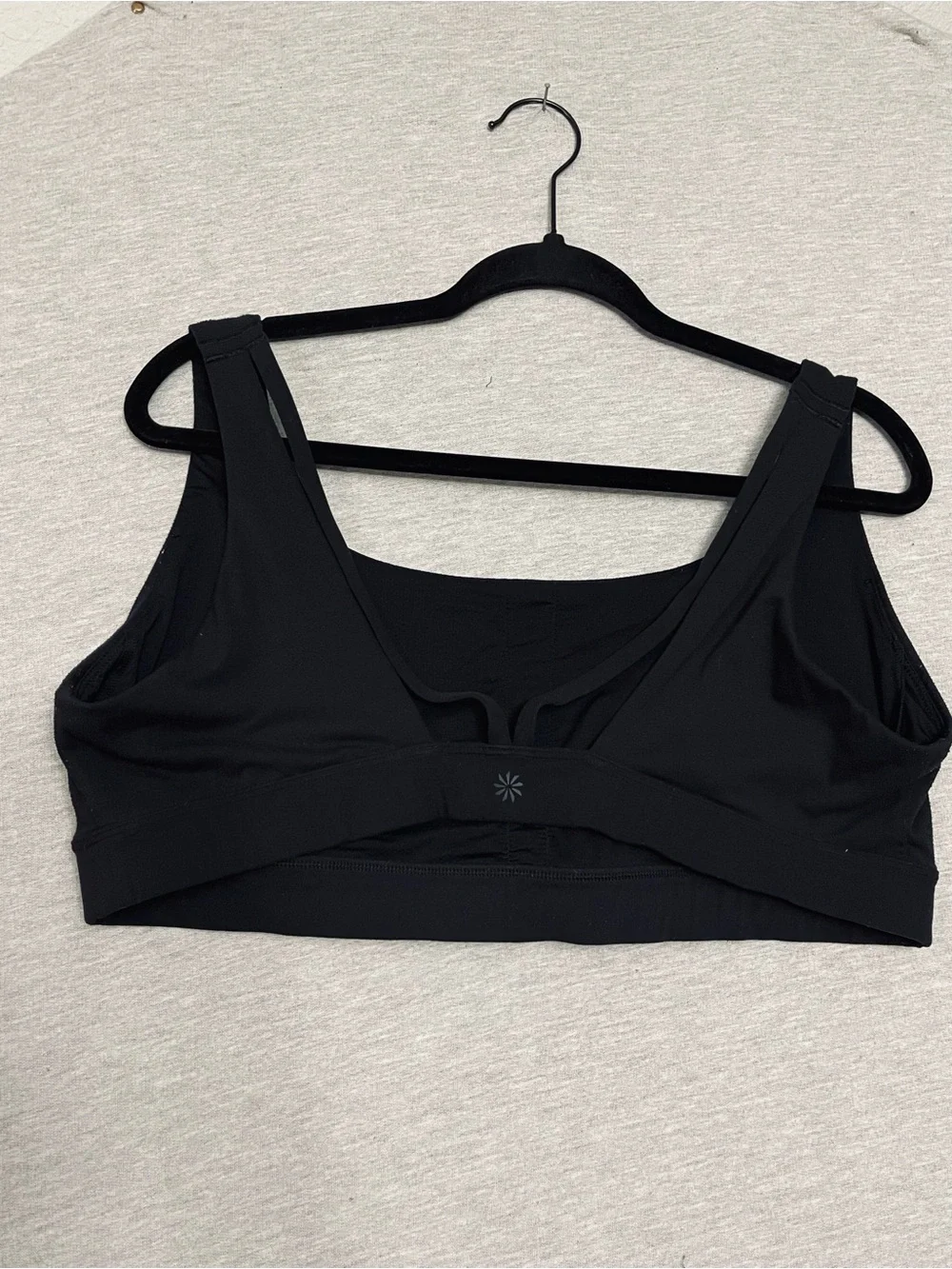 Athleta Black Women's Strappy Sports Bra
